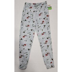 Snoopy skiing pajamas women's medium NWT